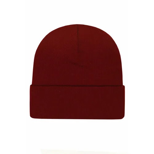 Шапка бини Street caps, размер 56-60, бордовый