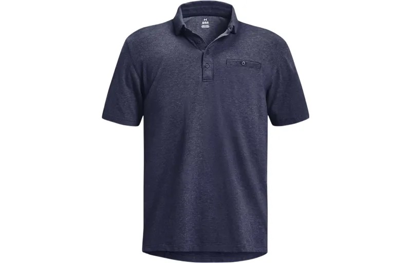 Рубашка поло мужская темно-синяя Under Armour, темно-синий