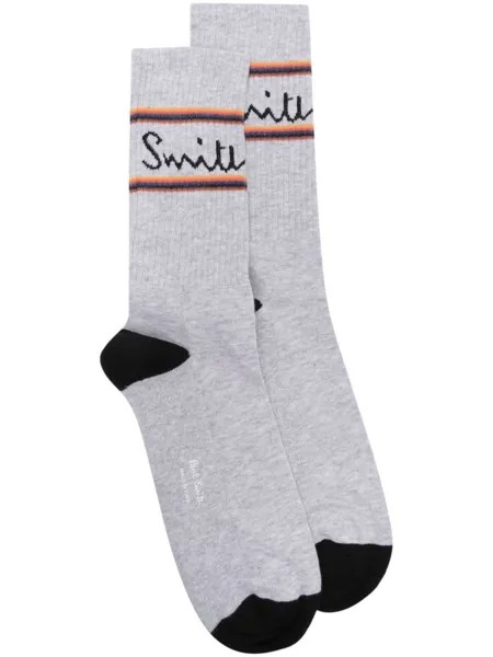 Paul Smith носки с логотипом, серый