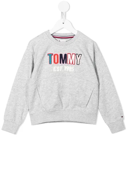 Tommy Hilfiger Junior толстовка с вышитым логотипом