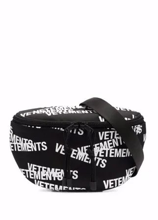 VETEMENTS поясная сумка с логотипом