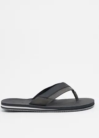 Черные шлепанцы ALDO-Черный