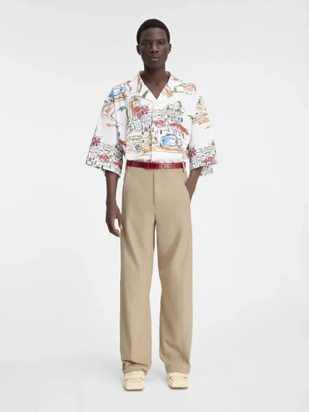 Скрученные брюки строгого кроя Скала Jacquemus, бежевый