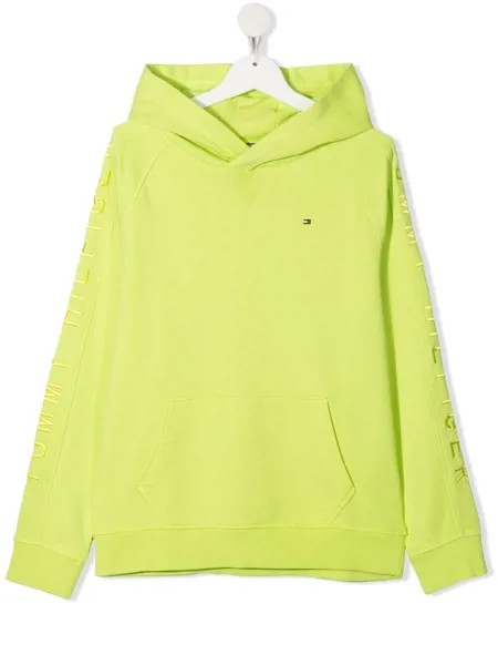 Tommy Hilfiger Junior худи с вышитым логотипом