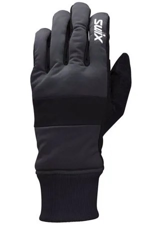 Перчатки Swix Cross Glove Ms, размер 7, серый, черный