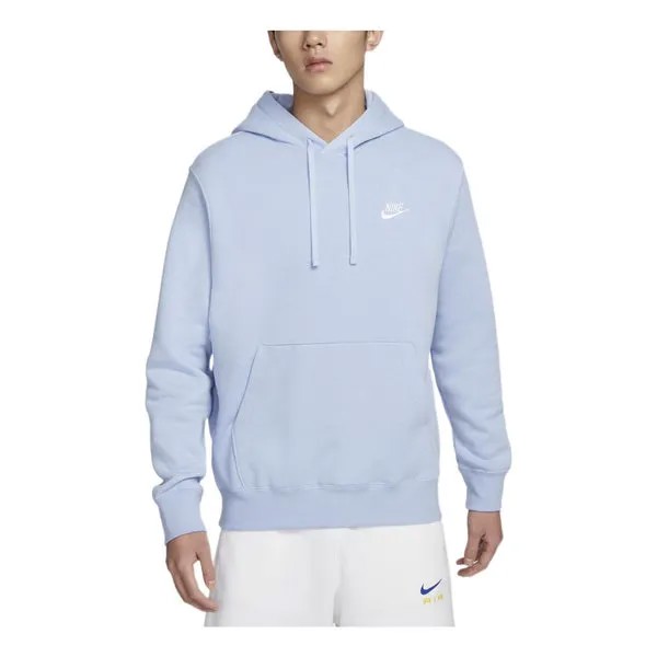 Толстовка Nike Sportswear Club Fleece Pullover Hoodie 'Blue', синий