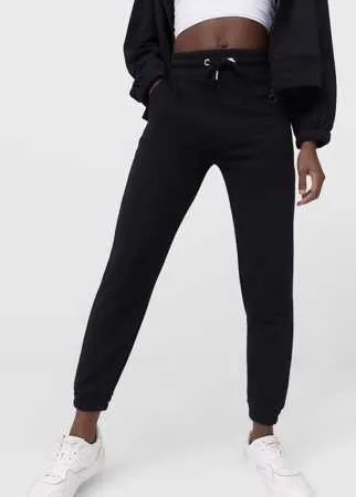 Stradivarius Комплект Из Джоггеров И Худи На Молнии Черный S