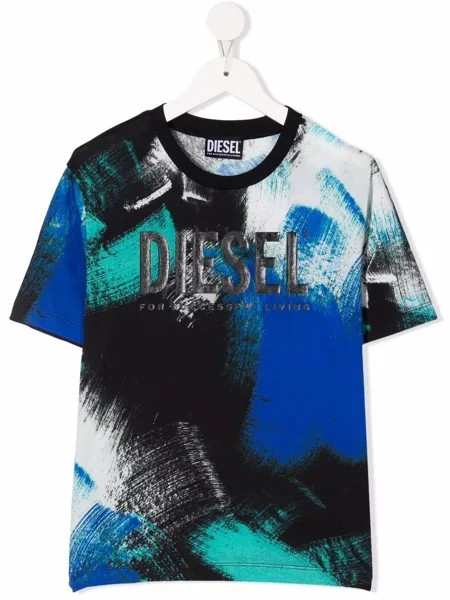 Diesel Kids футболка с логотипом
