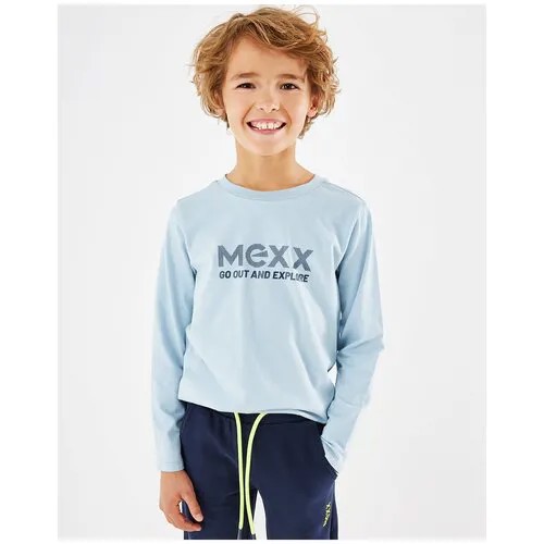 Лонгслив для мальчиков MEXX; цвет Light Blue; р.122-128