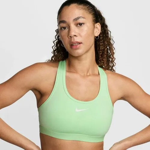 Топ спортивный NIKE, размер S, зеленый