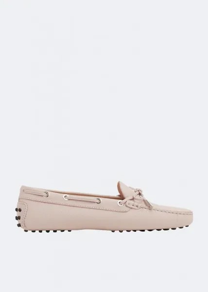 Лоферы TOD'S Gommino driving loafers, розовый