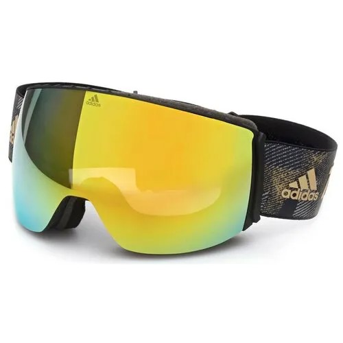 Солнцезащитные очки adidas, золотой, черный