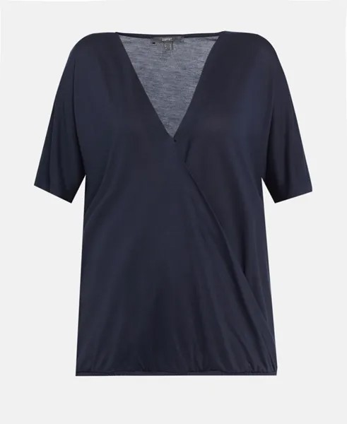 Рубашка блузка Esprit Collection, темно-синий