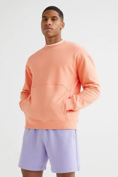 Свитшот мужской H&M 1066458003 оранжевый S (доставка из-за рубежа)