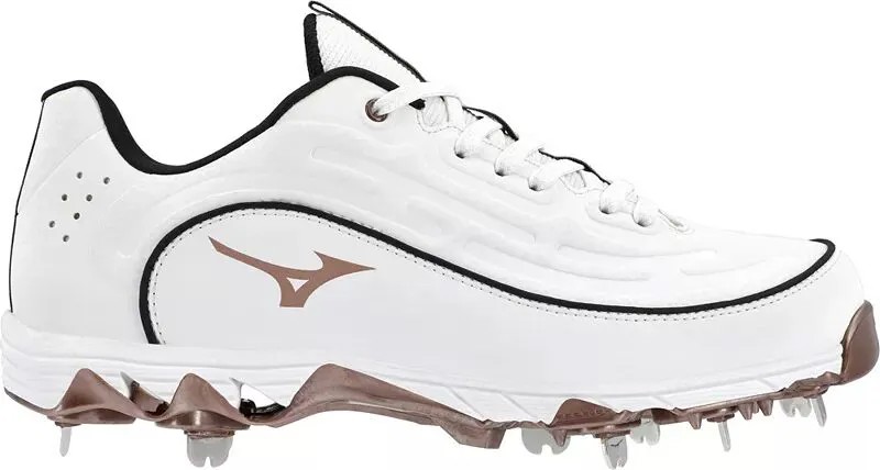 Женские металлические бутсы для софтбола Mizuno 9-Spike Swift 8 Fastpitch, белый