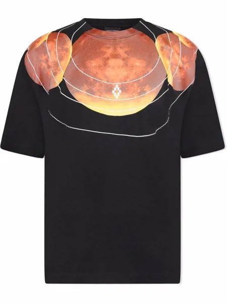 Marcelo Burlon County Of Milan Kids TEEN moon-motif cotton T-Shirt