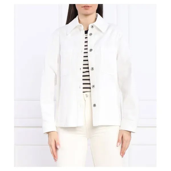Джинсовая куртка стандартного кроя Max Mara, белый