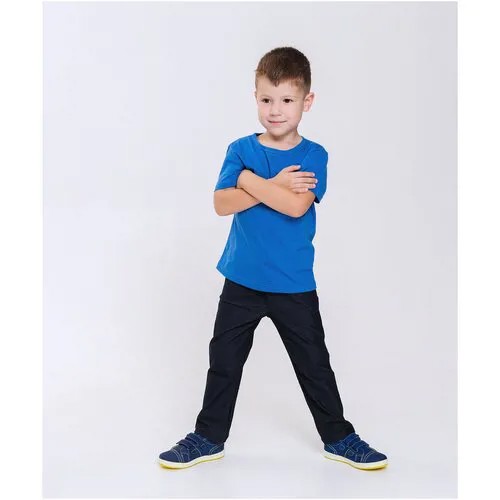 Детский комплект для мальчика Diva Kids: футболка и брюки, 3-10 лет, 98-140 см, синий, джинс/ Брюки для мальчика/ футболка для мальчика