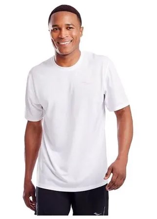 Футболка беговая Saucony Stopwatch Short Sleeve White (US:S)