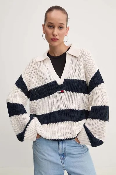 Свитер Tommy Jeans, бежевый