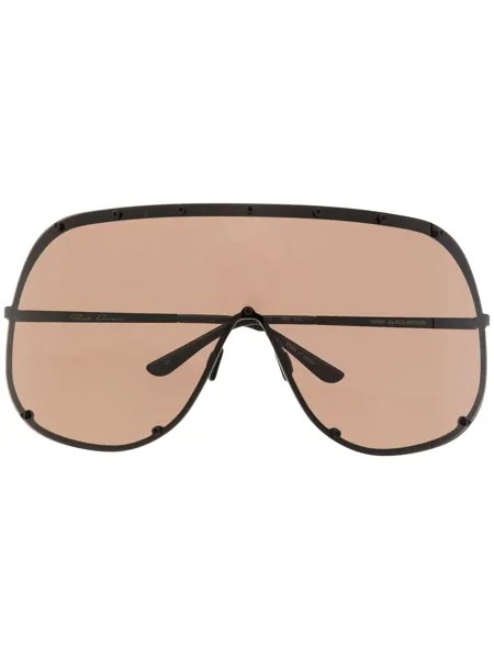 Rick Owens массивные солнцезащитные очки с затемненными линзами