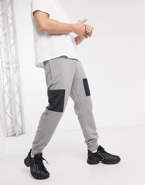 Серые джоггеры adidas Originals RYV-Серый