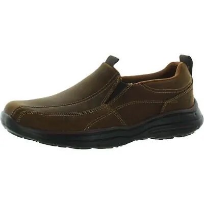 Мужские сандалии Skechers — коричневые лоферы Docklands 7 Extra Wide (E+) BHFO 4450