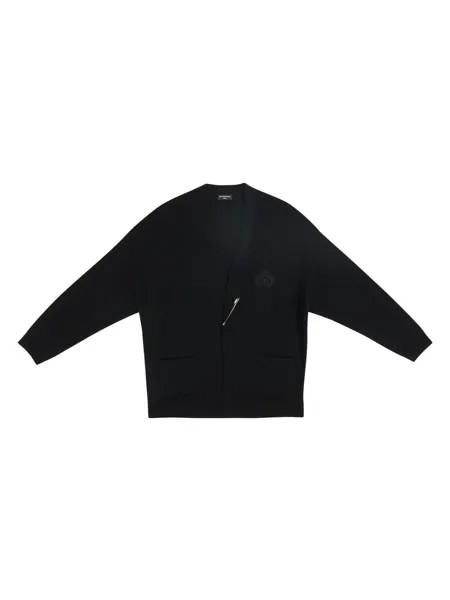 Кардиган с гербом Balenciaga, черный