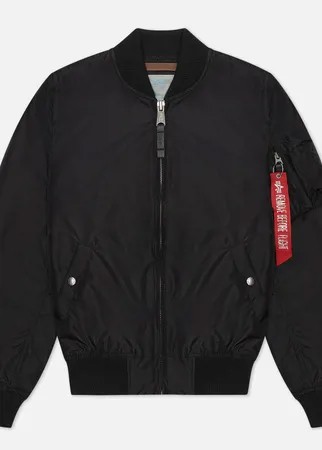 Женская куртка бомбер Alpha Industries MA-1 TT, цвет чёрный, размер XS