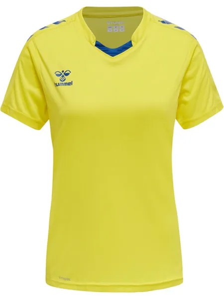 Спортивная футболка Hummel CORE XK POLY, цвет Neon Yellow