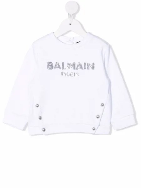 Balmain Kids толстовка с логотипом