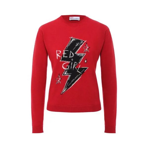 Пуловер из шерсти и вискозы REDVALENTINO
