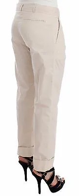 Брюки Ermanno Scervino Бежевые брюки чинос Повседневное платье цвета хаки IT40 / Рекомендуемая розничная цена в США 200 долларов США