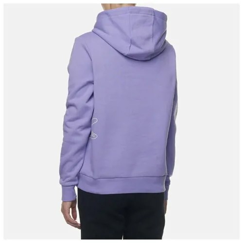 Женская толстовка Lacoste Script Logo Hoodie фиолетовый , Размер S