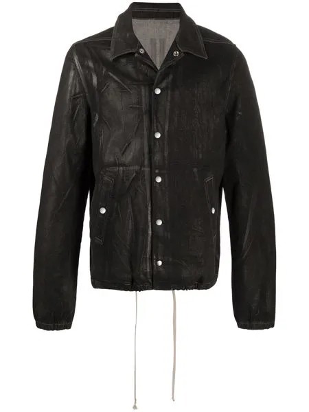 Rick Owens DRKSHDW куртка с эффектом потертости