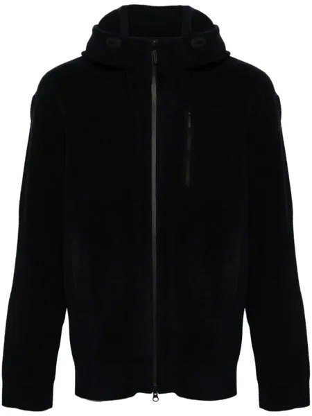Descente ALLTERRAIN куртка Fusion Knit на молнии с капюшоном, черный