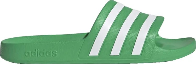 Сандалии Adidas Adilette Aqua Slides 'Vivid Green', зеленый