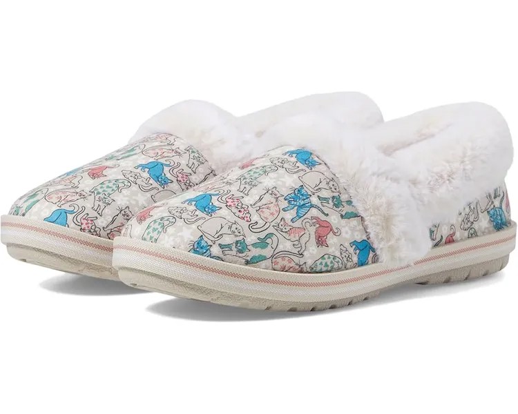 Тапочки SKECHERS Bobs Too Cozy - Stress Fur-Ee, белый
