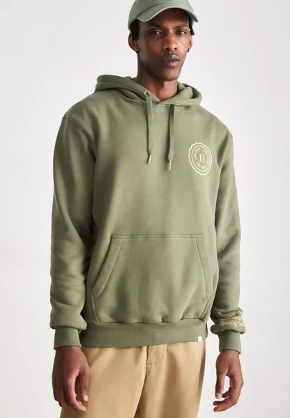 Толстовка Donovan Hoodie Les Deux, цвет dusty moss/ivory