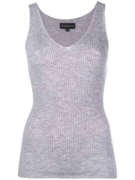 Cashmere In Love майка из кашемира Tibi, серый