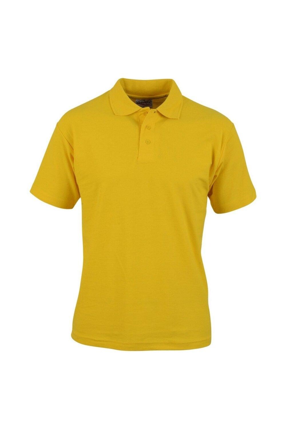 Пионерское поло Absolute Apparel, желтый