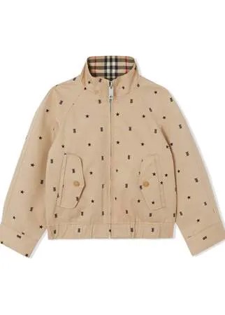 Burberry Kids куртка с монограммой