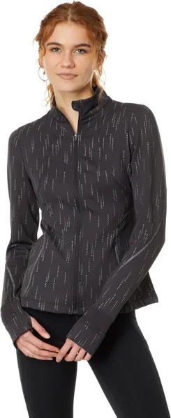 Толстовка Sweaty Betty Therma Boost Running Zip Up Midlayer Reflective, цвет Grey Sb Dissolve Reflective Pr