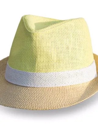 Шляпа Красная Жара (светло-желтый; белый; бежевый) 57 см