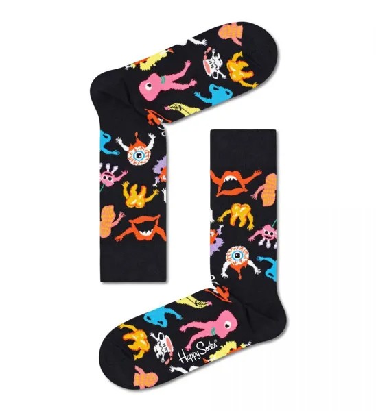 Носки унисекс Happy Socks HAL01 9350 черные 25