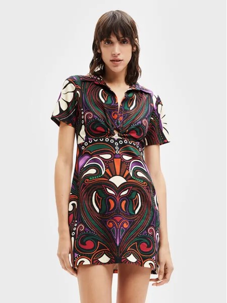 Платье на каждый день, стандартного кроя Desigual, мультиколор