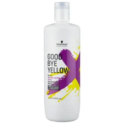 Schwarzkopf Professional шампунь Goodbye Yellow Neutralizing Wash 1000 мл