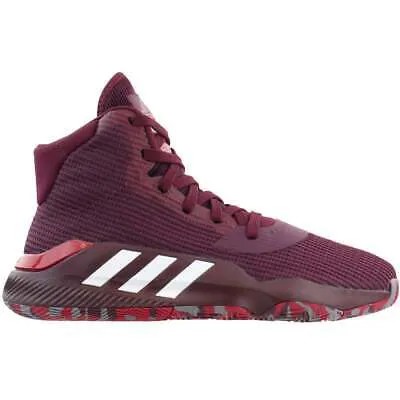 Adidas Pro Bounce 2019 Баскетбольные мужские бордовые кроссовки Спортивная обувь G26169