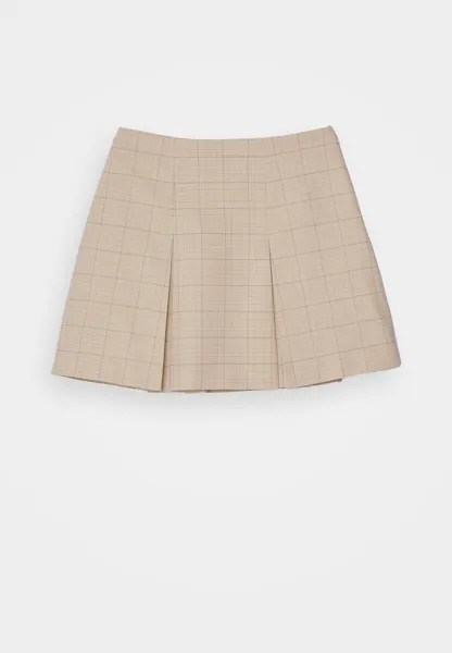 Мини-юбка Sarah Carreaux Claudie Pierlot, бежевый