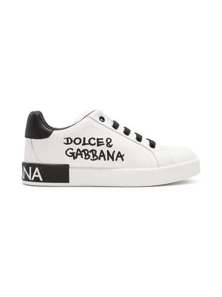 Dolce & Gabbana Kids кеды с логотипом